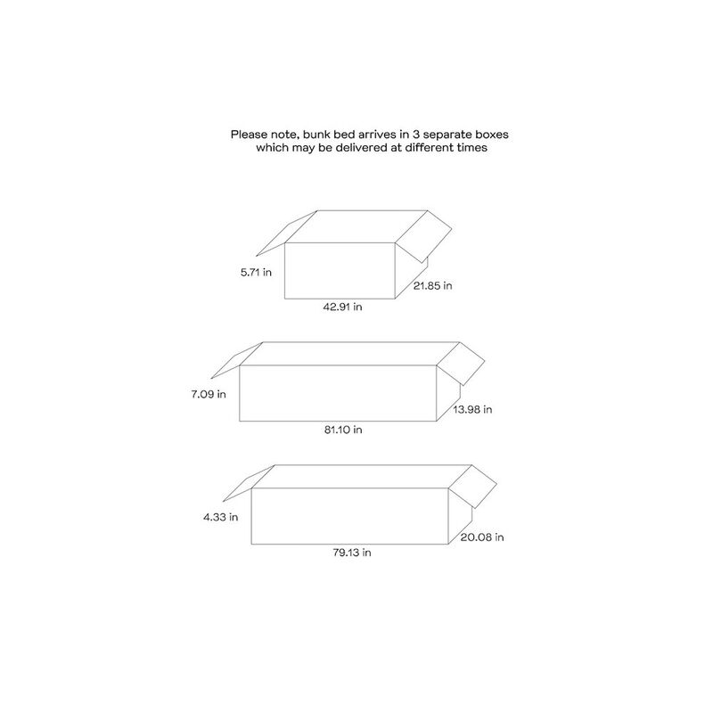 Coaster Co. of America Flynn Wood Twin Over Full Bunk Bed Weathered Brown image number 1