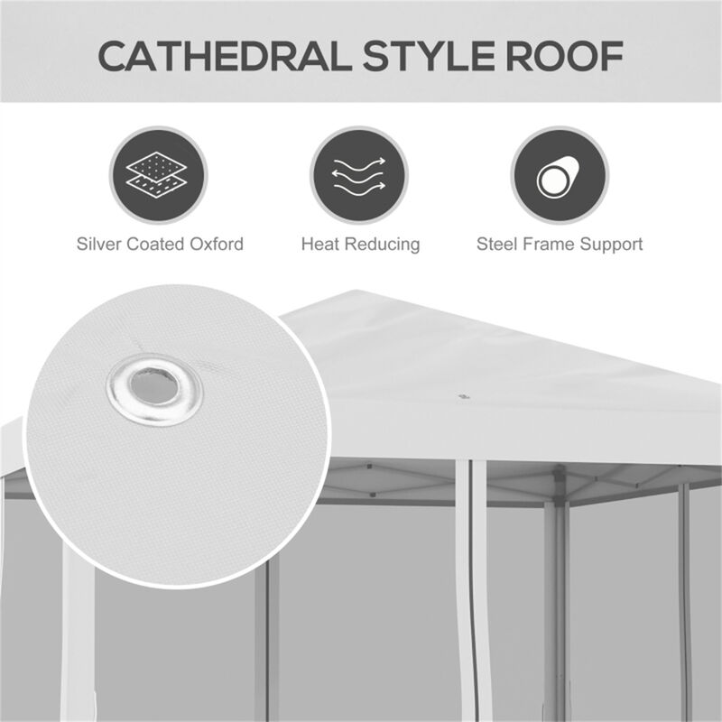 Commercial Pop-Up Canopy Tent  Quick Setup Shade Shelter for Fairs & Trade Shows