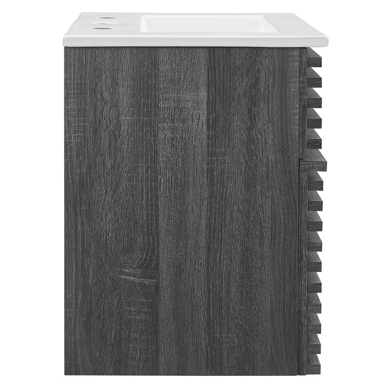 Render 18" Wall-Mount Bathroom Vanity image number 4