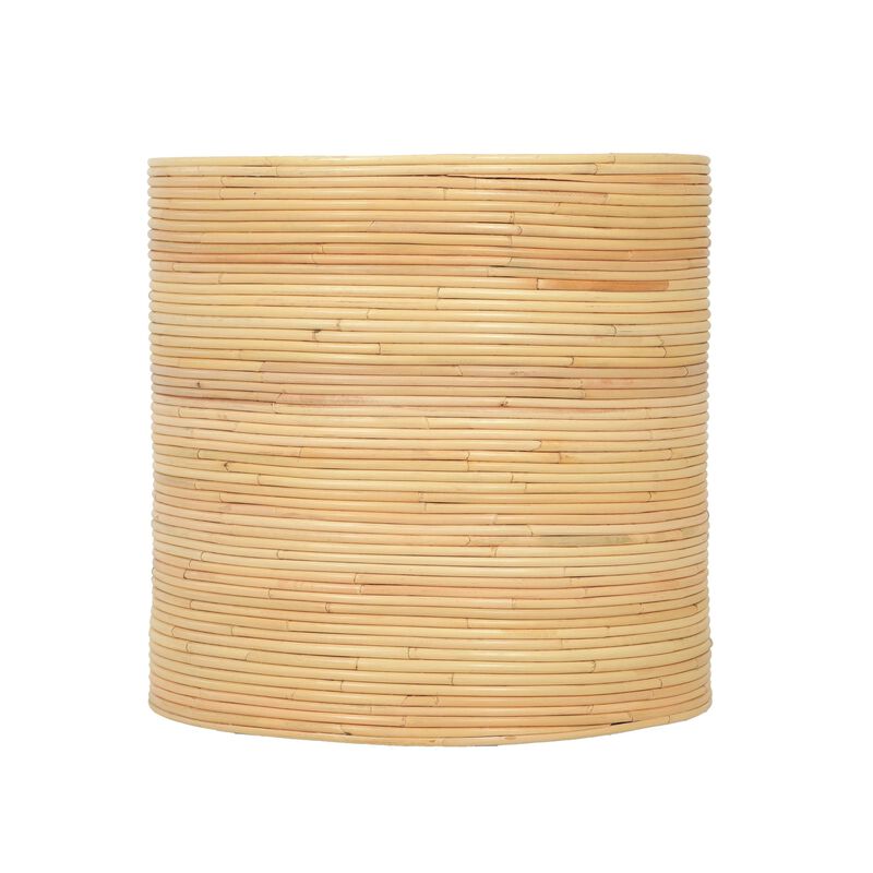 Tov Furniture Matea Natural Rattan Arch Side Table image number 2