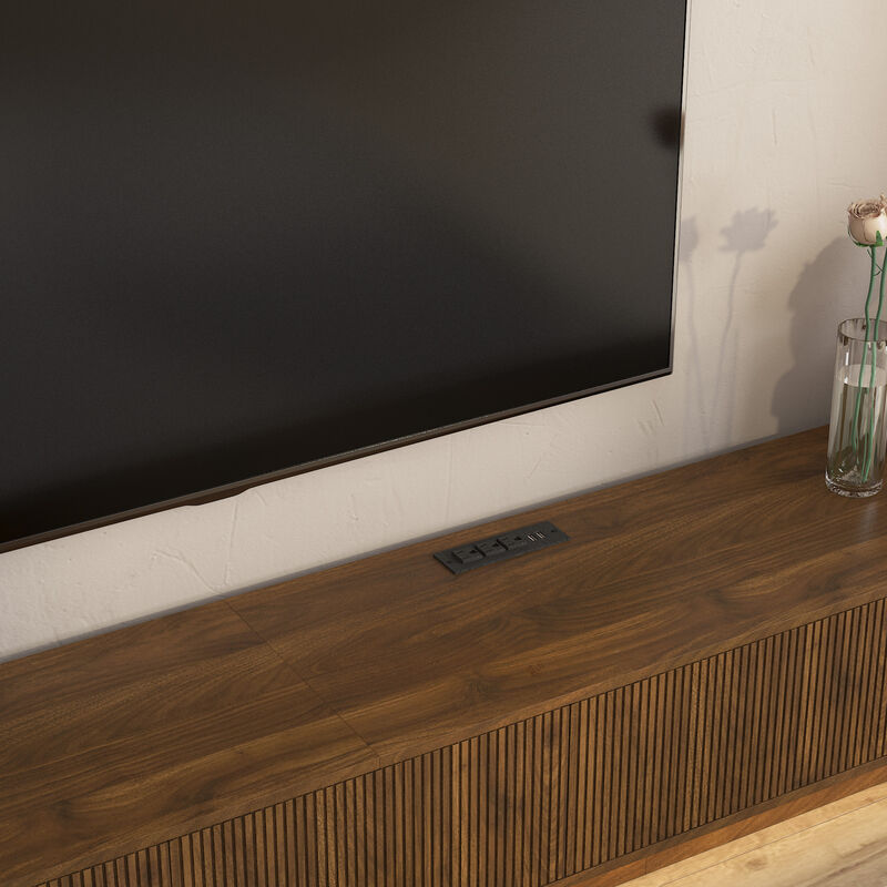 Zatsem LED TV Stand image number 6
