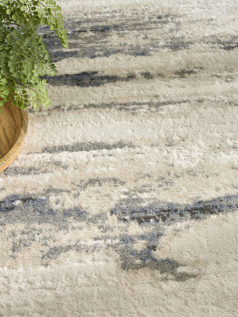 Serenity Home SRH12 Turquoise/Multicolor 3'11" x 5'11" Rug