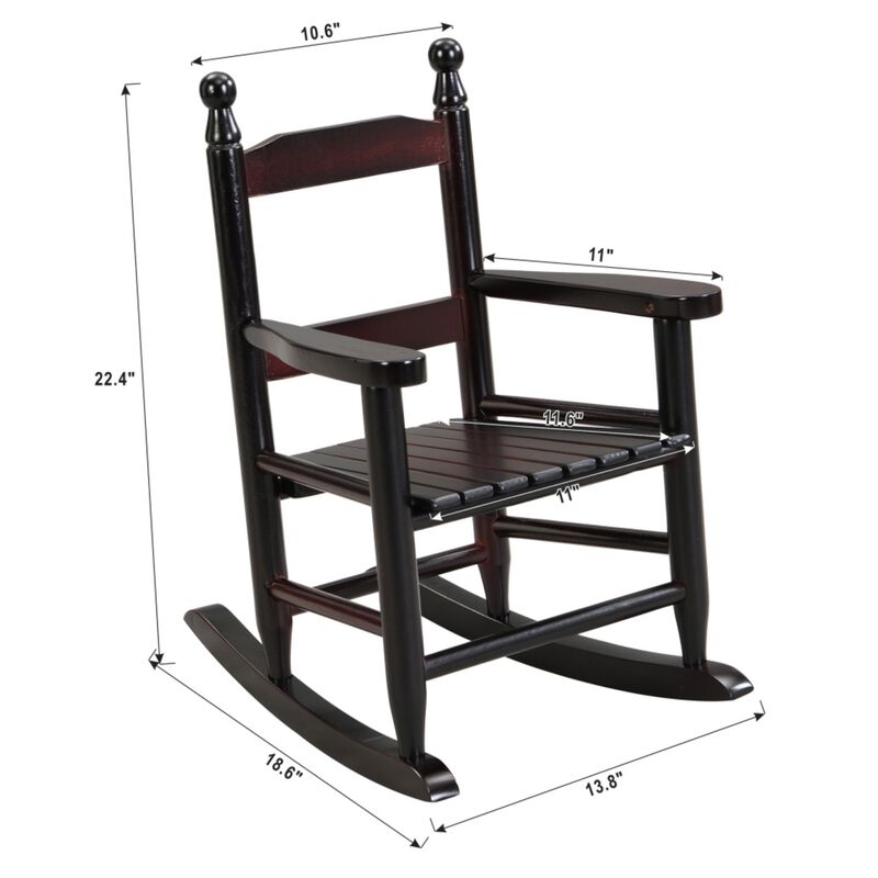 Kumker Kids Solid Wood Rocking Chair image number 8