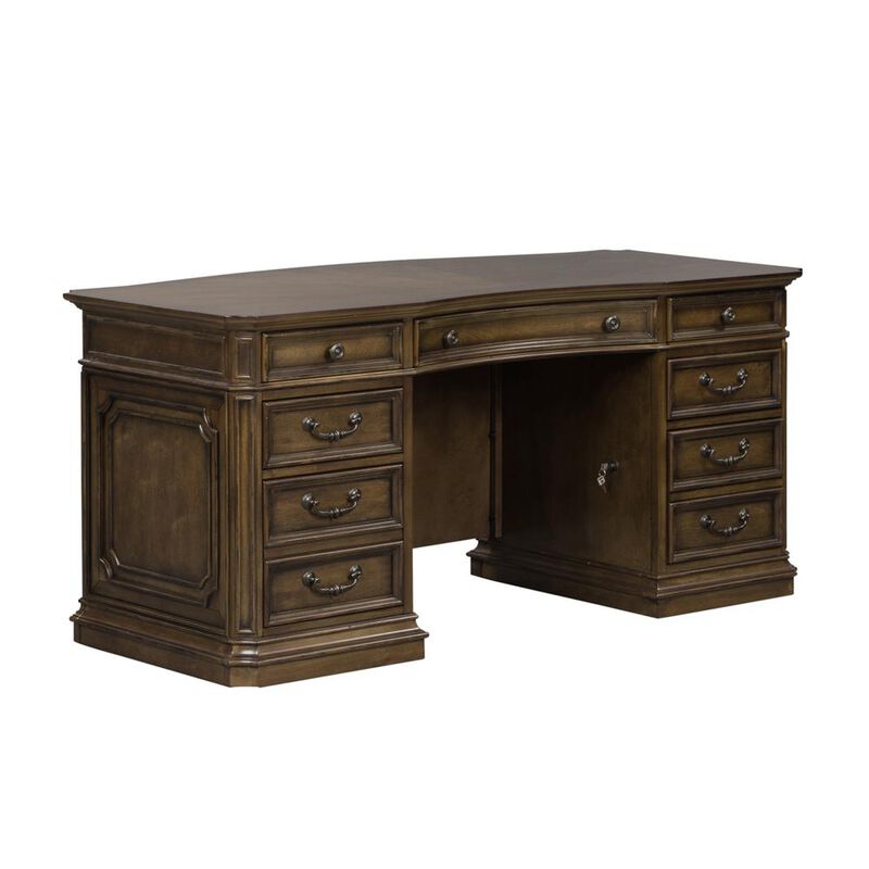 Liberty Furniture Amelia 5 Piece Jr Executive set in Antique Toffee image number 4