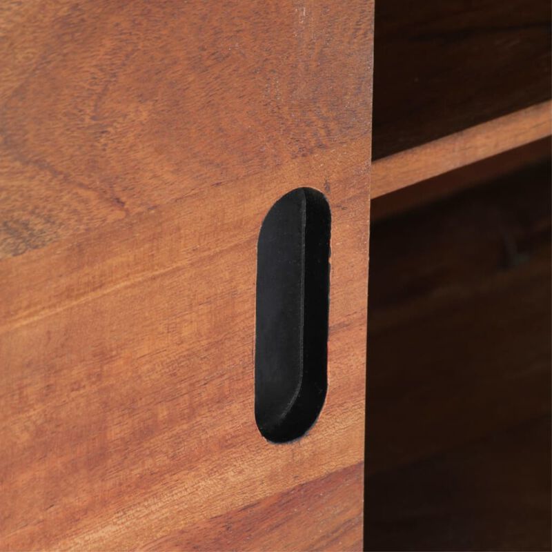 vidaXL TV Cabinet 47.2"x11.8"x19.2" Solid Acacia Wood