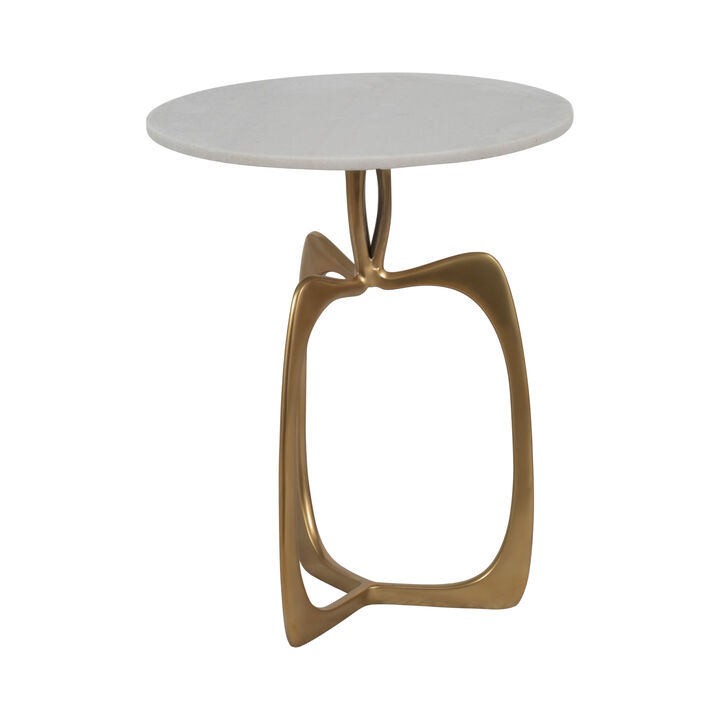 Metal 22" Accent Table