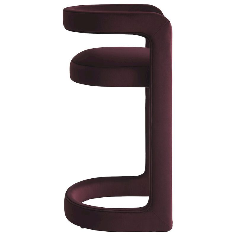 Winslow Performance Velvet Bar Stool image number 3