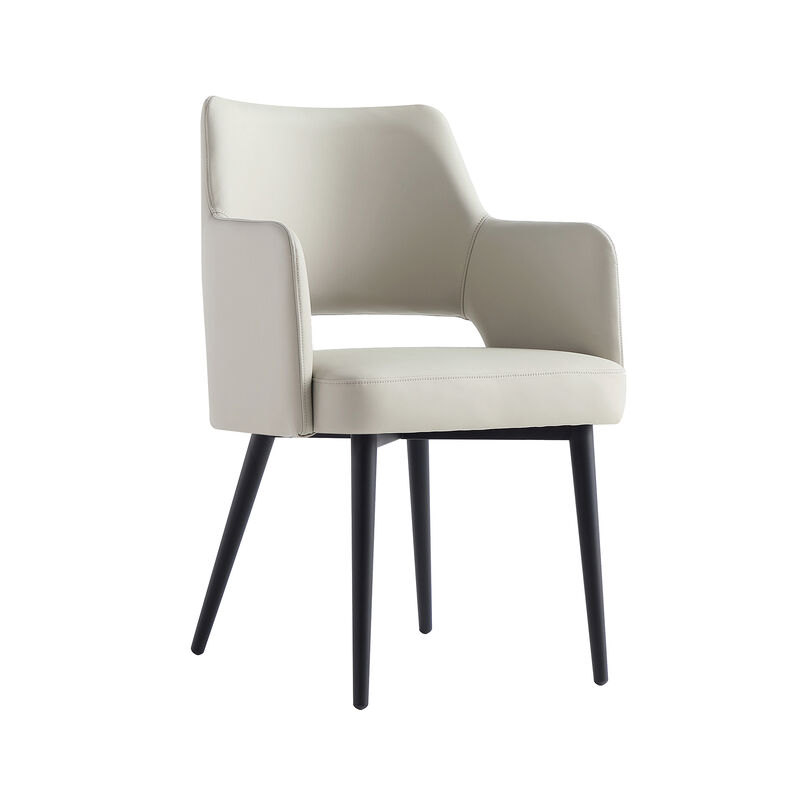Tremont Light Gray Dining Armchair