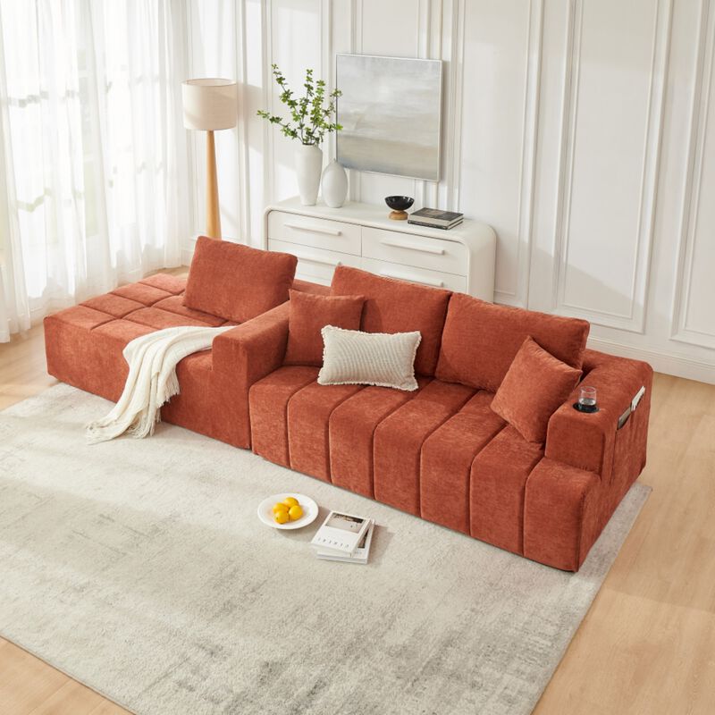 Jigipt L-Shaped Sectional Sofa image number 3