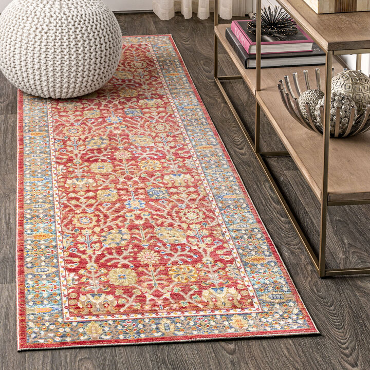 India Flower and Vine Area Rug