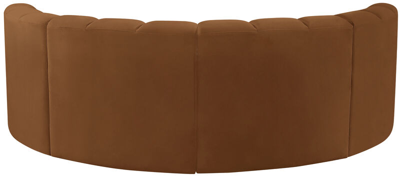 Meridian Furniture Arc Saddle Velvet Modular Sofa image number 2