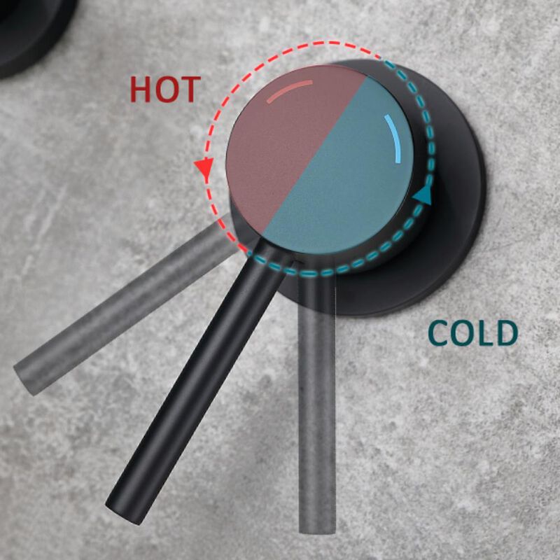 Wall Mount Bathroom Faucet for Sink or Tub Modern & Space-Saving Design