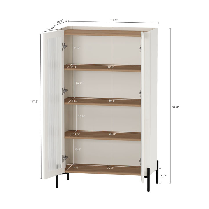 Abbey Beige D&eacute;cor Cabinet and Sideboard Set