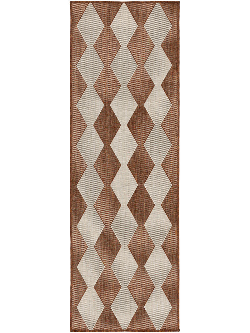 Positano POS04 Terracotta 2'2" x 10' Rug image number 0