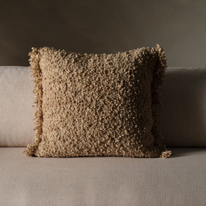 Angora Brush Plush 26"X26" Pillow Cover
