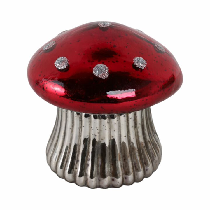Cinnamon Mushroom Candle, Red