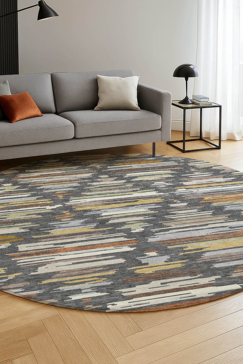 Kenner KN2 Charcoal 9' x 12' Rug image number 3