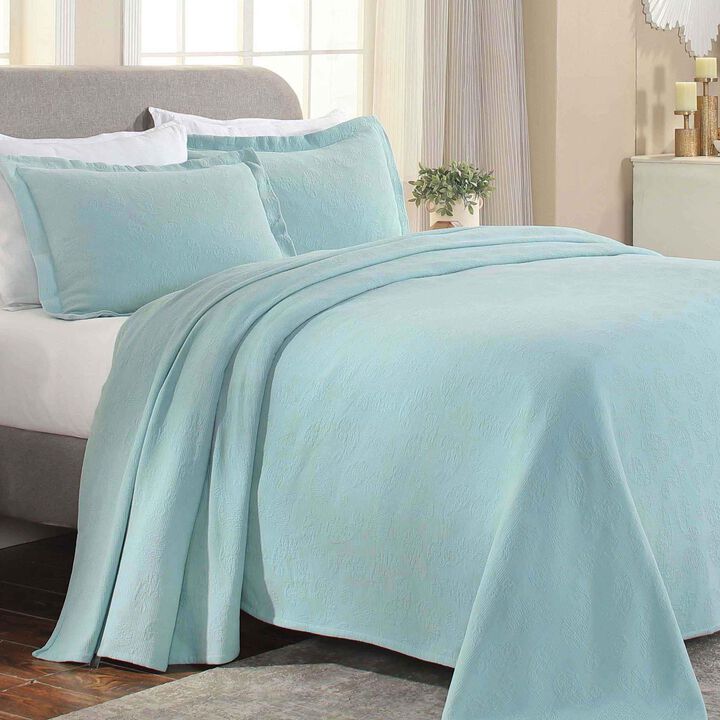 Lightweight Cotton Bedspread Set with Matching Shams