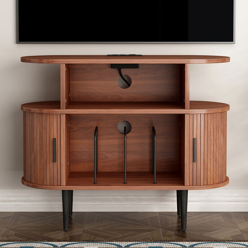 Jilcek Large Round TV Stand image number 8