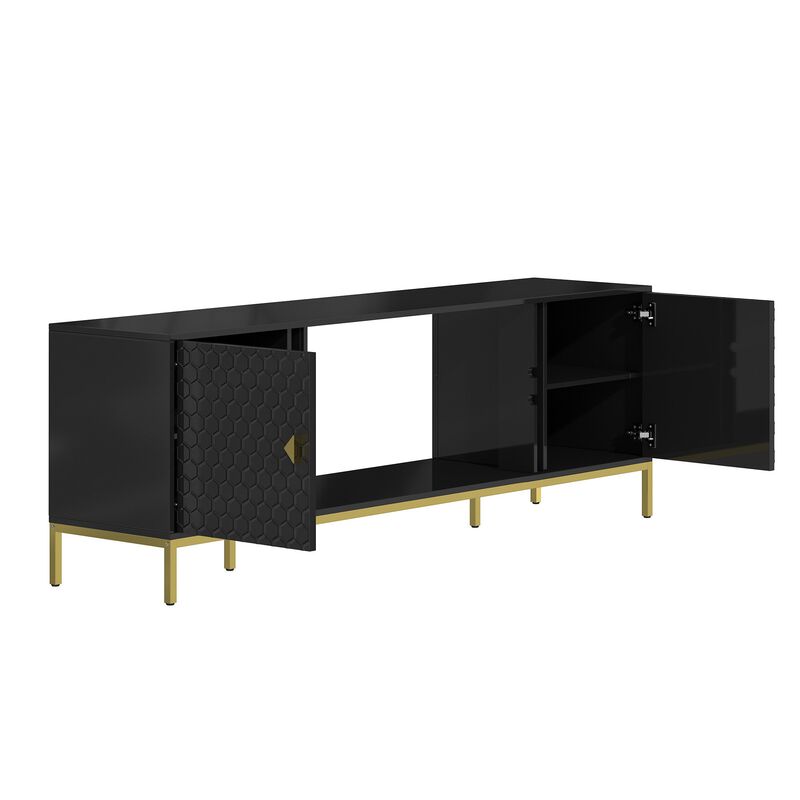 70" MDF TV Stand With Storage
