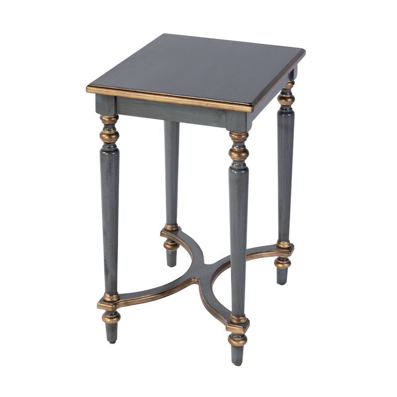 Butler Specialty Tyler 18 in. W Rectangular Wood Side Table, Pastel Blue image number 0