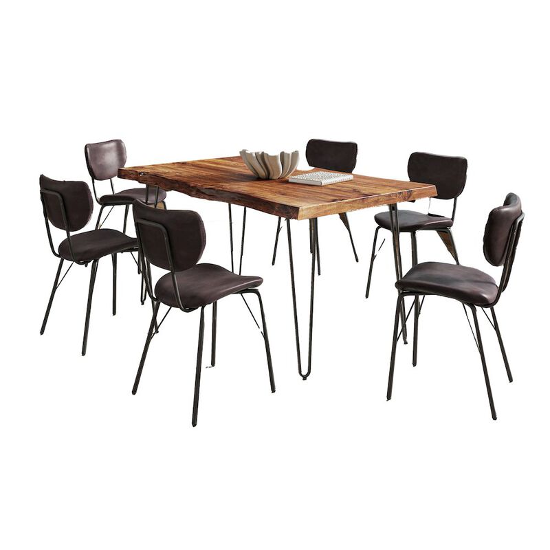 Jofran 60 Seven Piece Modern Dining Set