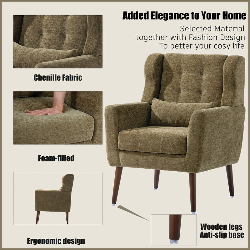 Streamdale Foam-Filled Mid Century Accent Chair image number 9