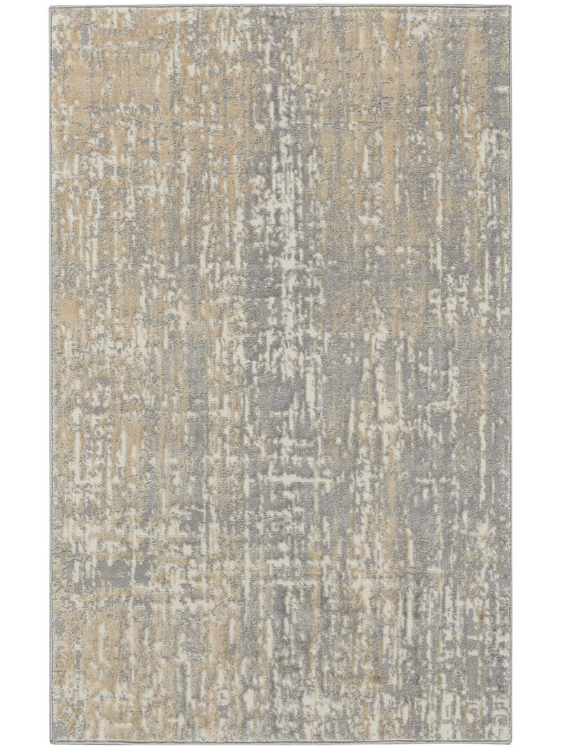 CK005 Enchanting ECH04 Gray/Beige 3'2" x 5' Rug