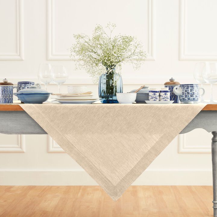 Solino Home 100% Pure Linen Table Throw - Athena.