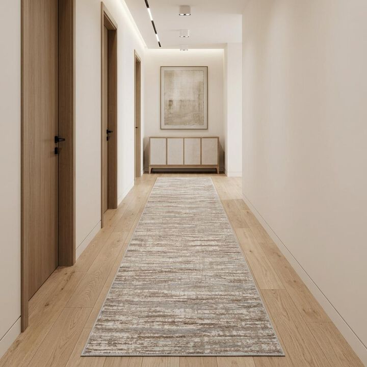 HomeRoots Abstract Runner Rug