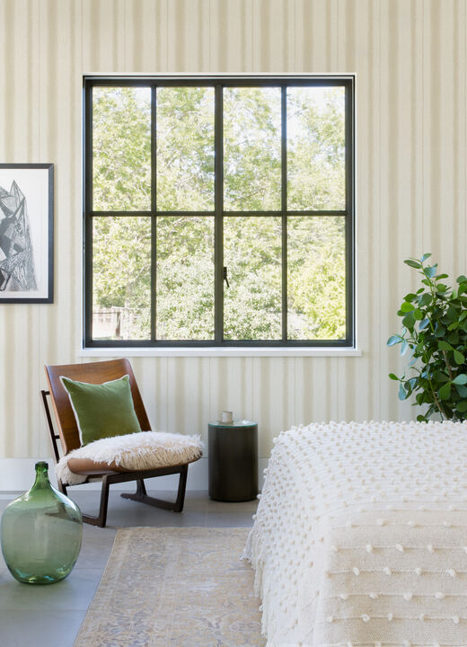 Alena Beige Soft Stripe Wallpaper (Set of 2)