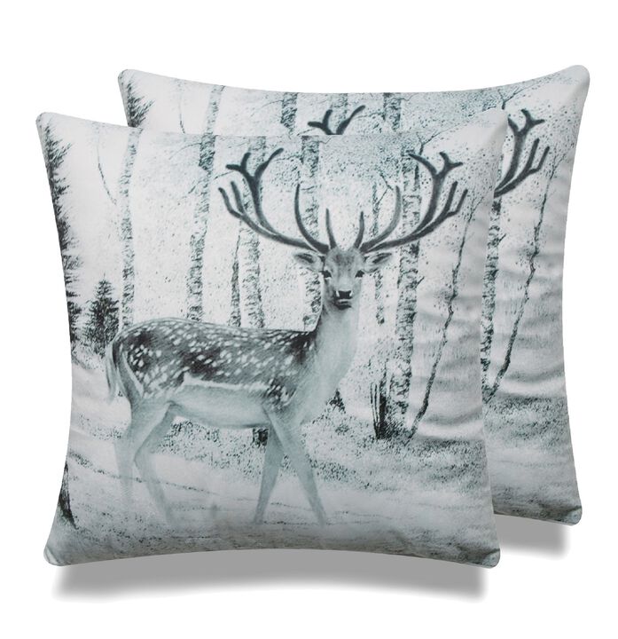 Cottage Icons throw pillow - set of 2