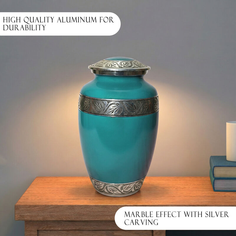 Leaf design urn image number 9