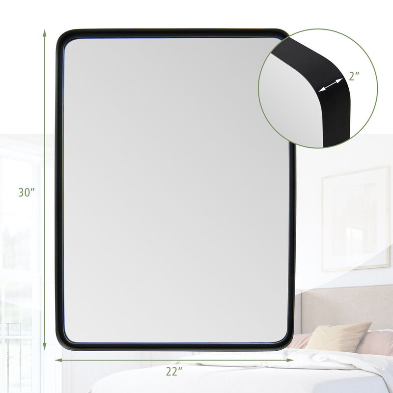 Rectangular Wall Mount Bathroom Mirror Vanity Mirror