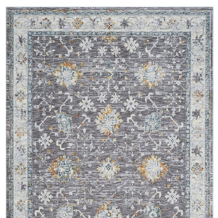 HomeRoots Floral Area Rug