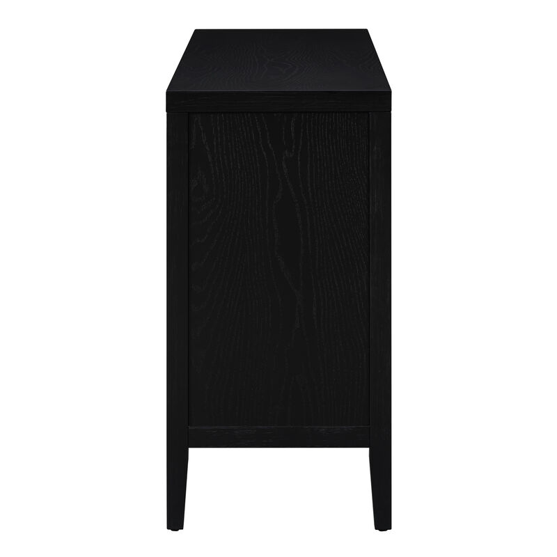 Merax Retro Circular Groove Door Sideboard