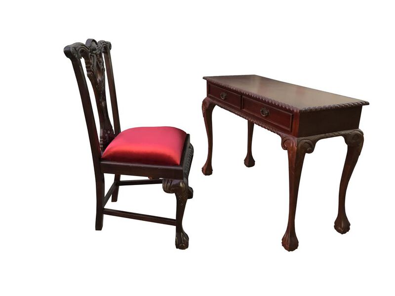 England Writing Desk 2 drw and England Side Chair