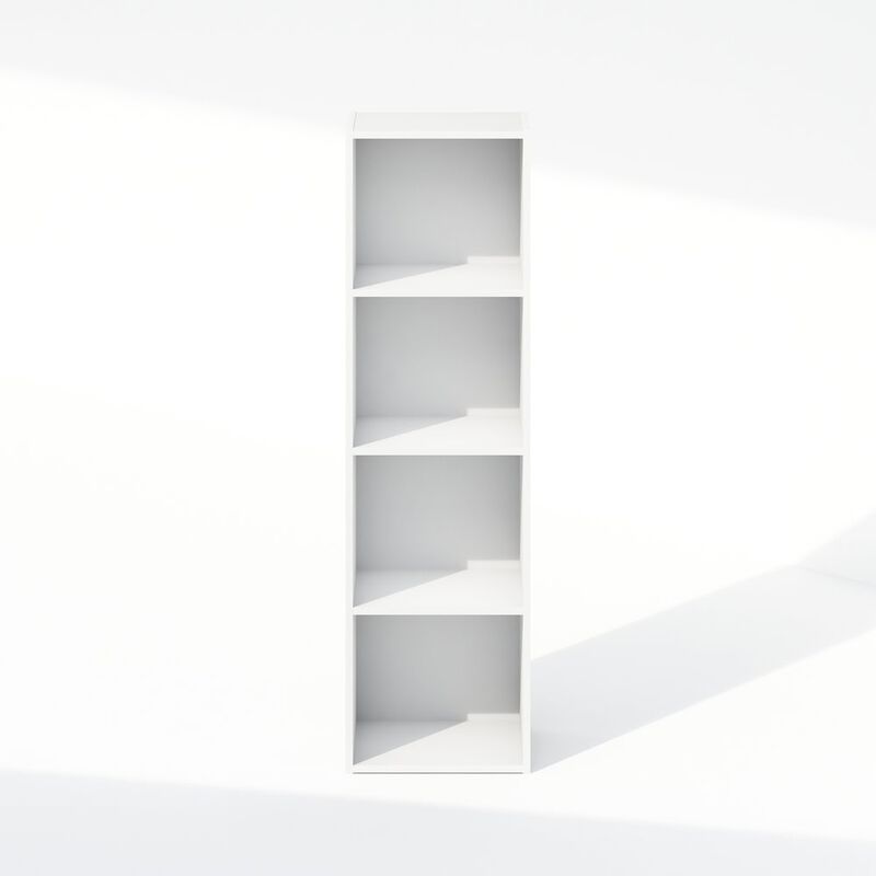 Reed 4-Tier Open Shelf Multipurpose Closet & Clothing Storage, Storage Organizer