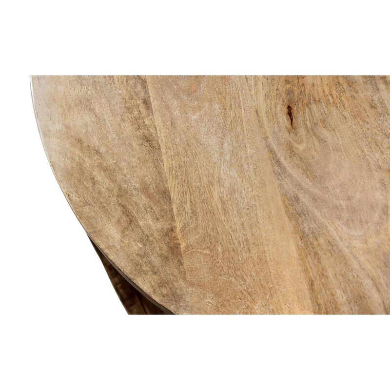 Alex Hamilton Jenna Round Cocktail Table with Shelf