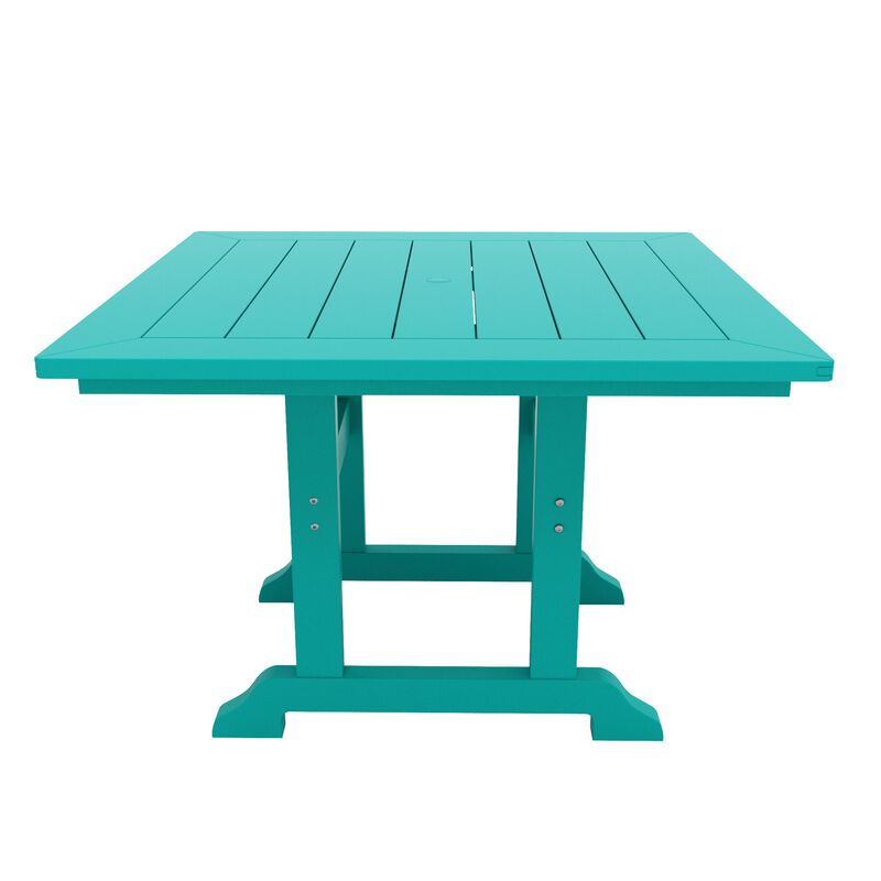 WestinTrends 43" Square Outdoor Patio Dining Table