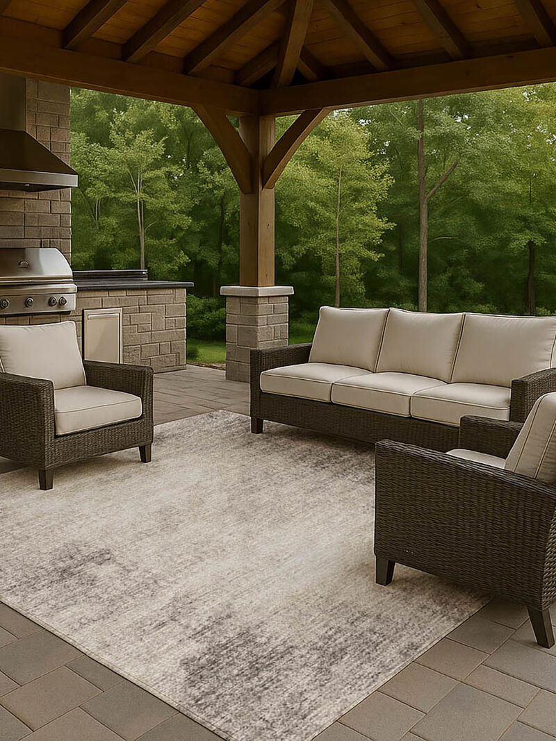 Winslow WL1 Taupe 10' x 14' Rug