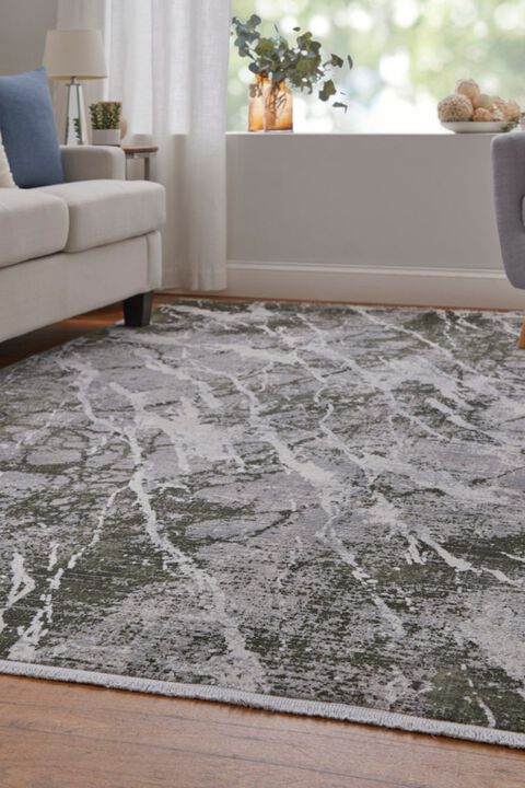 Cadiz 39N6F Green/Ivory 3'1" x 5' Rug