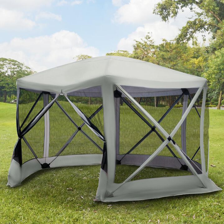 Hivvago 6 Sided Pop Up Party Tent