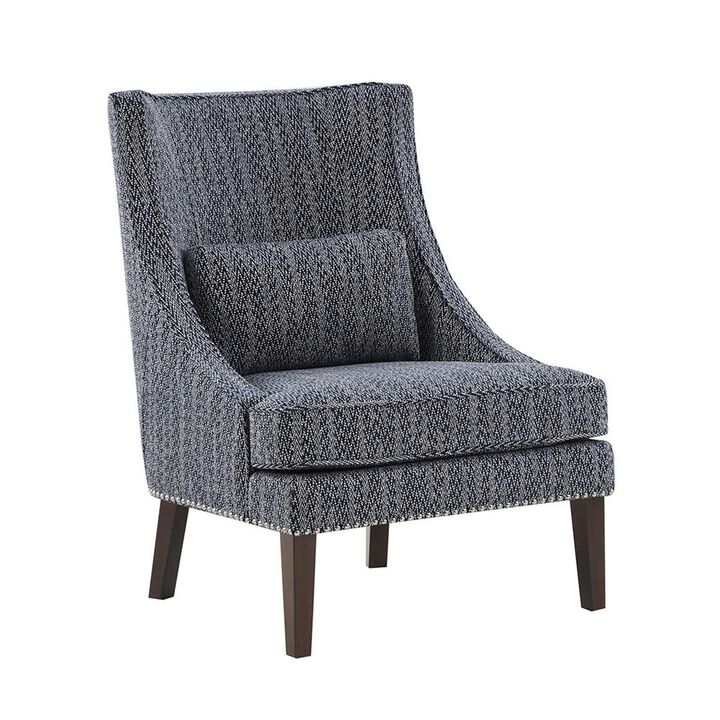Belen Kox Transitional Accent Chair with High Back and Recessed Arms, Belen Kox