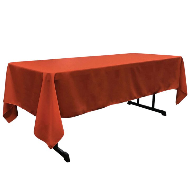 Rectangular Tablecloth 60 by 120 Inch Polyester Poplin