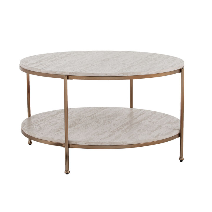 Camille Marble Cocktail Table