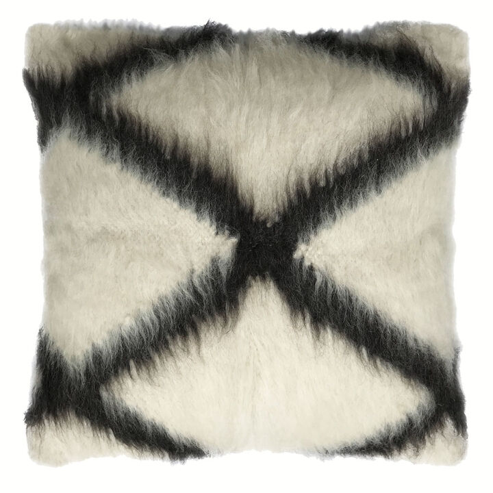 Floor cushion 100% wool cross