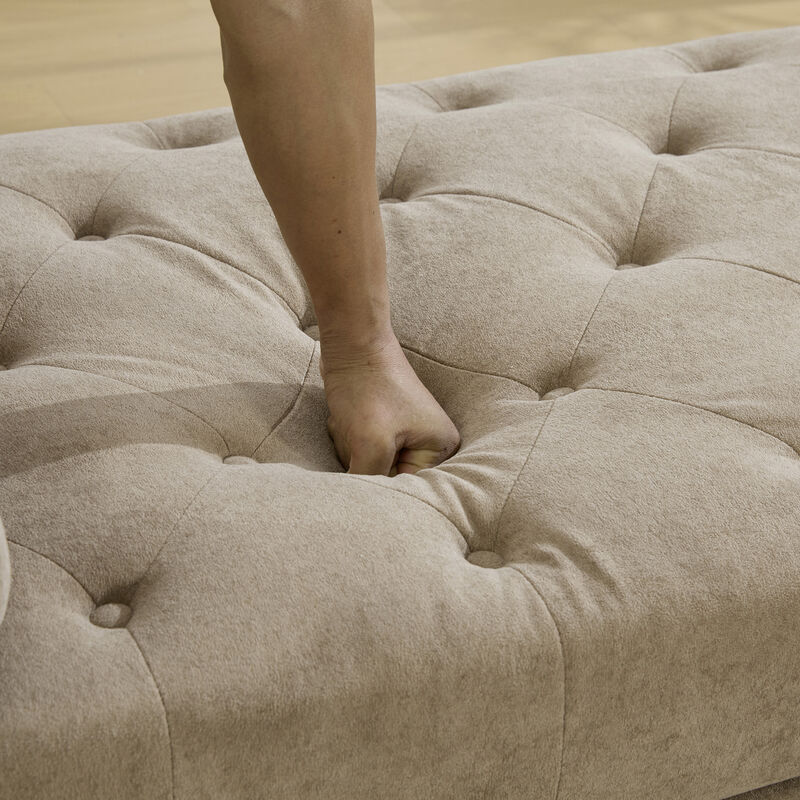 Glonmu Chenille Bench image number 7