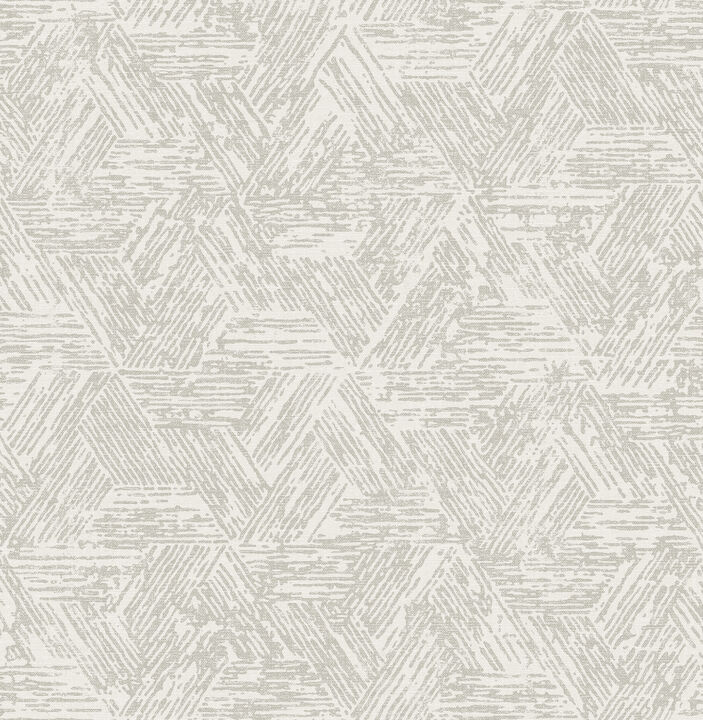 Retreat Grey Quilted Geometric Wallpaper