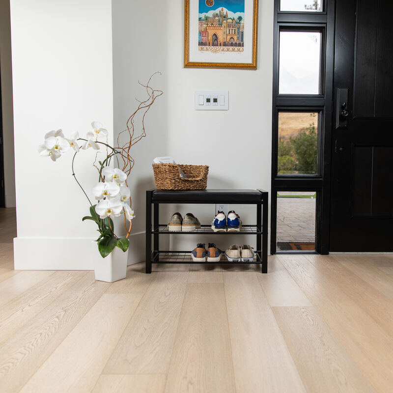 Leatherette Storage Entryway Bench and Shoe Rack with Metal Frame